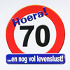 Huldeschild 70 jaar